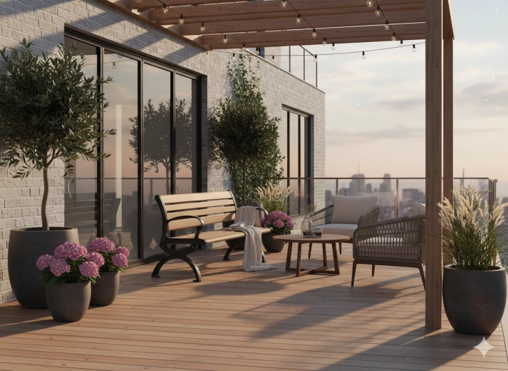 A stylish addition to terraces and gardens