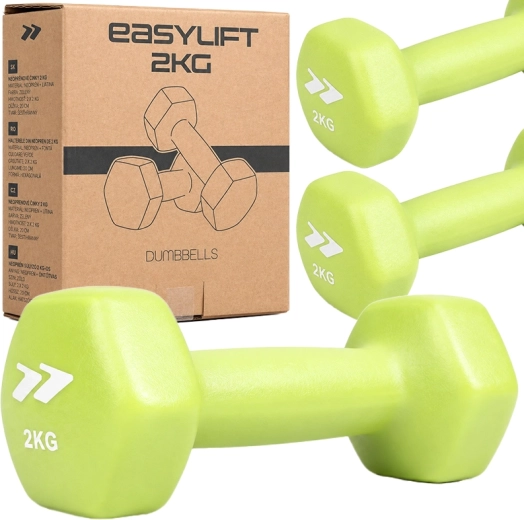 EasyLift Neoprene Dumbbells 2 kg (2 pcs)