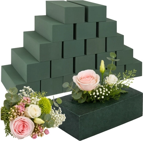 Šlapios floristinės kempinės blokas 23 × 11 × 8 cm, 20 vnt. rinkinys GARDLOV