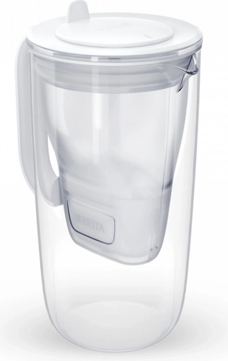 Stiklinis filtravimo ąsotis 2,5 l pilkas BRITA Glass su MAXTRA PRO Pure Performance filtru