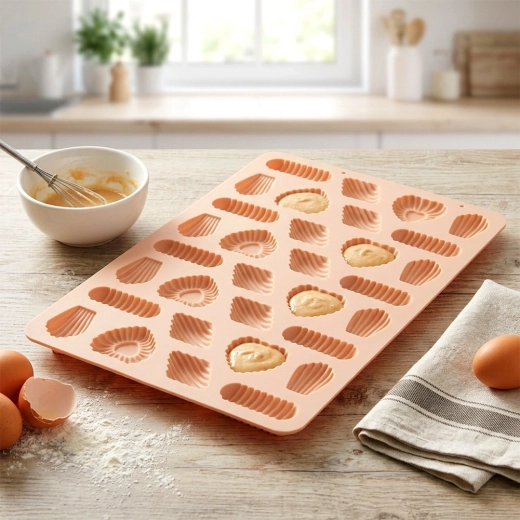 Non-stick and flexible silicone