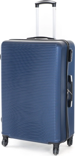 Travel ABS hardshell suitcase 86 l blue