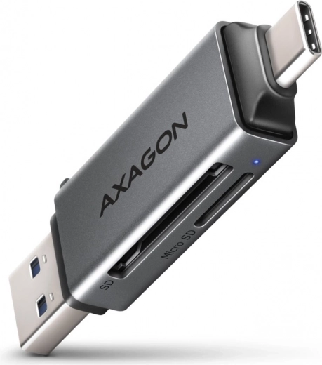 External Card Reader USB3.2 Gen 1 Type-C + Type-A SD/microSD