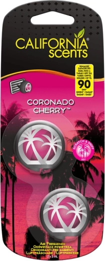 Car Air Freshener Diffuser CALIFORNIA SCENTS Coronado Cherry