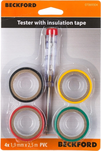Voltage tester and insulating tapes – set of 4 pcs