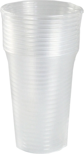 Skaidri plastikinė taurė 300 ml – rinkinys 10 vnt.