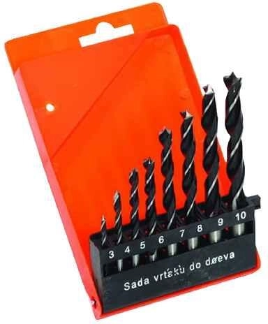 Wood Drill Bit Set 3–10 mm, 8-piece