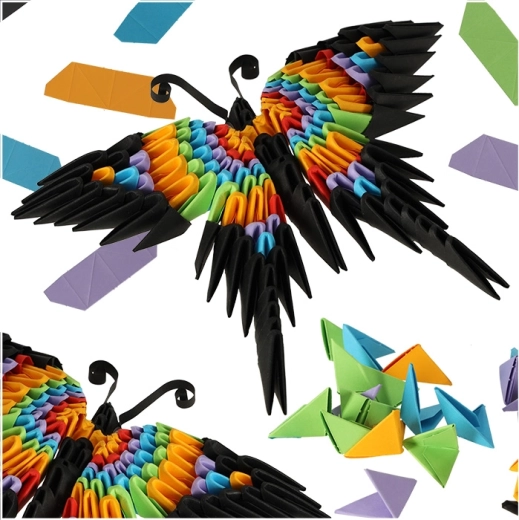 Alexander kūrybinis rinkinys Origami 3D – drugelis