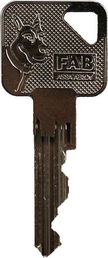 FAB 3 Home R107 Key – blank for cylinder inserts