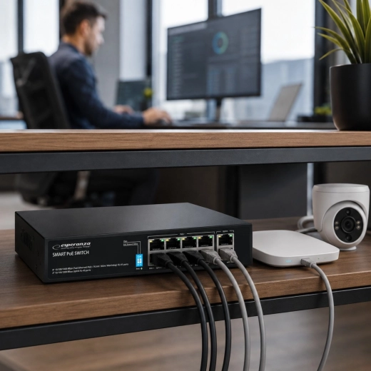 8× PoE for easier IP camera installation
