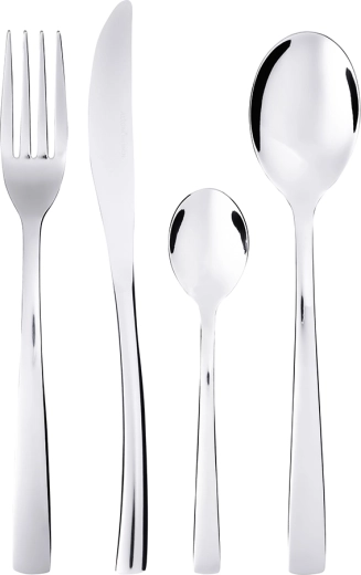 Future cutlery set 24 pcs in a flock gift box