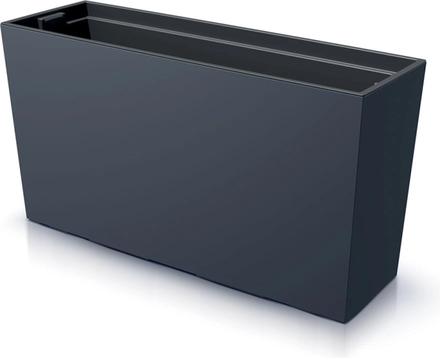 Planter with insert URBI CASE M 77 cm anthracite
