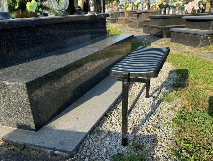 Durable steel construction in black