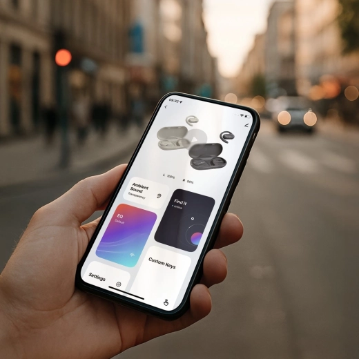 Touch controls and hands-free without holding your phone