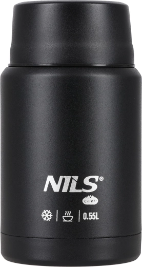 Maisto termosas maistui NILS Camp NC3807 juodas 550 ml