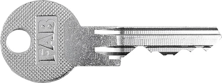 FAB 200 ND R1 N R24 Key – replacement key for FAB cylinders and locks