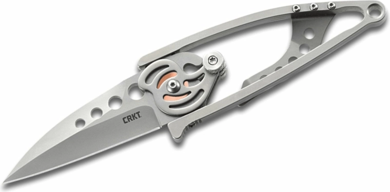 Crkt Snap Lock silver pocket knife 6.5 cm stainless steel
