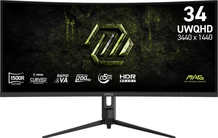 MSI MAG 342CQRF E20 gaming curved monitor 34" UWQHD 200 Hz