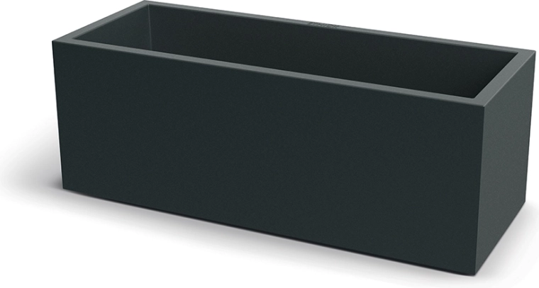Gėlių vazonas CUBLA CASE 98 cm tamsiai pilkas