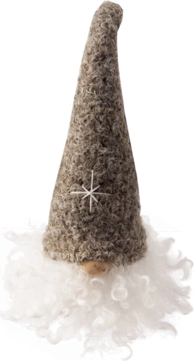 Grey Plush Gnome 22 cm