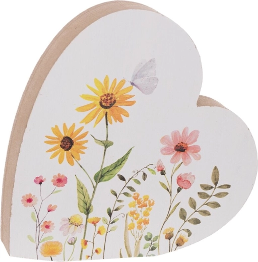 Wooden Heart “Meadow” – Freestanding Interior Decoration