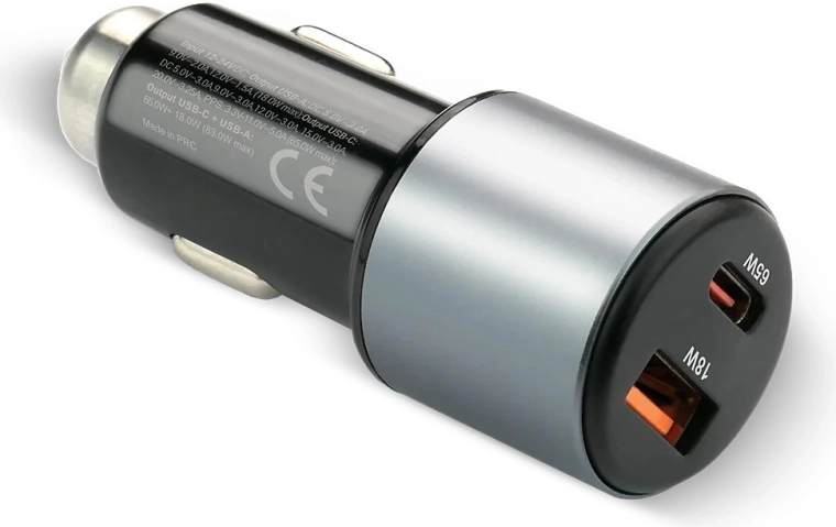 Greitas įkrovimas per USB‑C PD iki 65 W