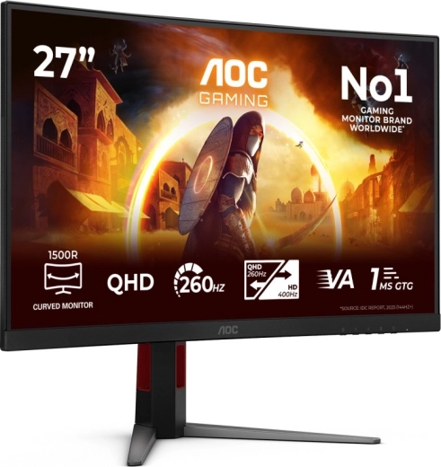 260 Hz and 1 ms for ultra-smooth gaming performance