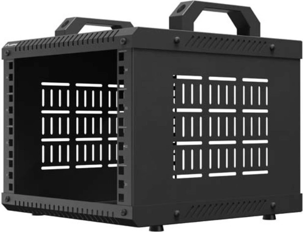 Atviras stelažas 10" 4U 280 × 300 mm juodas Lanberg - 1 vnt.