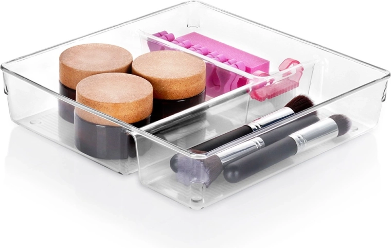Drawer organizer with compartments 23 × 23 × 5.5 cm