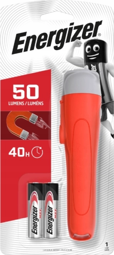 Energizer rankinis žibintuvėlis Magnet LED, maitinamas 2× AA baterijomis