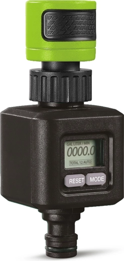 Digital water flow meter with LCD display