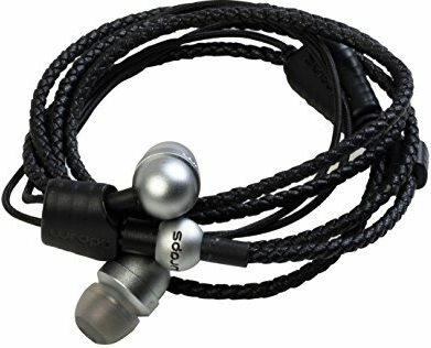 Wraps Core silver in-ear headphones with microphone