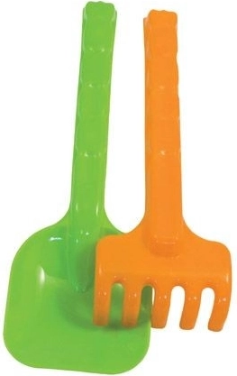Shovel and rake set 25 cm - 1 piece