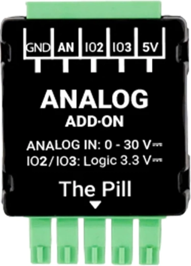 Shelly Analog Module 0–30 V for Shelly the Pill