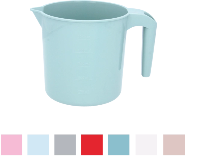 Plastinis matavimo ąsotis 1,5 l be BPA