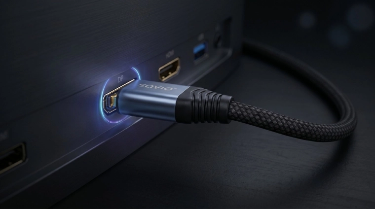HDR, FreeSync/G-SYNC and DSC for premium transmission