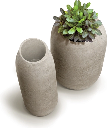 Modern minimalist look with stone texture