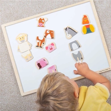 Bigjigs Toys ūkių gyvūnų magnetukai