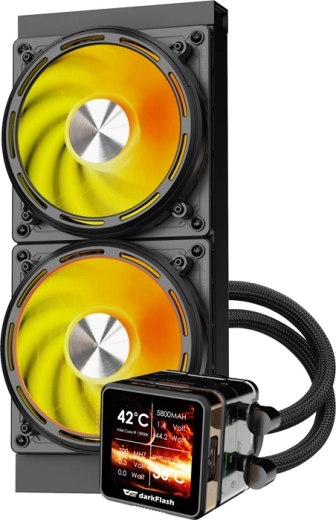 Powerful cooling with copper base