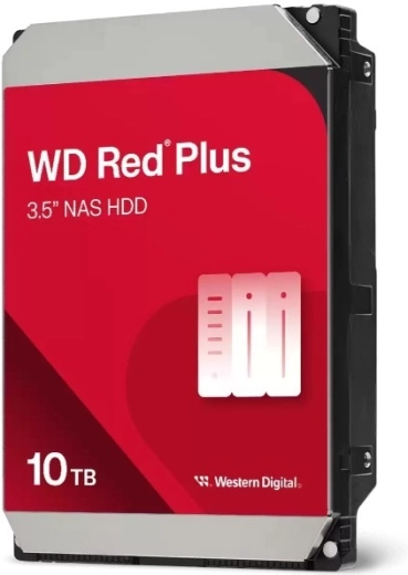 Western Digital WD Red Plus 10 TB 3.5" HDD for NAS