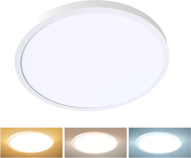 Solight apvalus LED lubinis šviestuvas 48 W 4800 lm 3CCT UGR<19