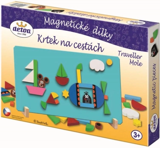 Magnetic Pieces Mole on The Road