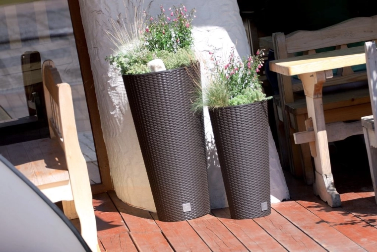 Rattan look for modern indoor and outdoor spaces