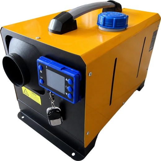 Nešiojamas dyzelinis karšto oro šildytuvas Webasto stiliaus 8 kW 12/24 V su Bluetooth