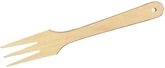Wooden beech kitchen fork