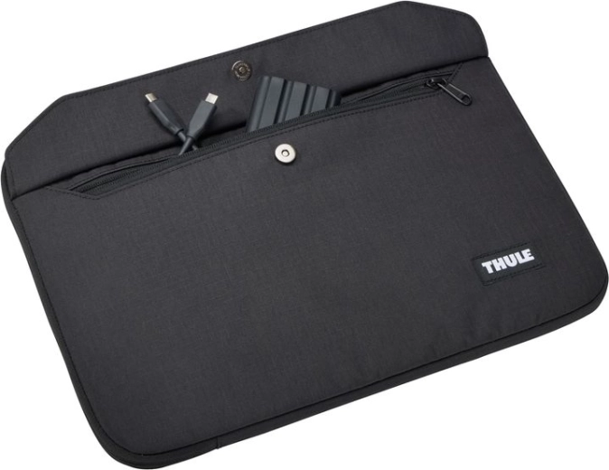 Front pocket for cables and accessories