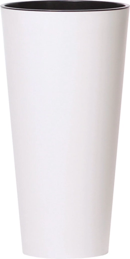Tubus Slim Flower Pot with Insert 40 cm white matte