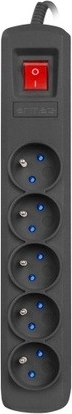 Maitinimo ilgintuvas Armac R5 5 m 5x230V juodas