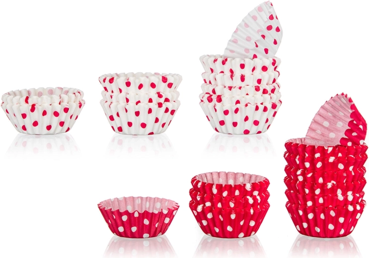 Popierinės konditerinės formelės DOTS mix 3 × 2,1 cm (200 vnt.)