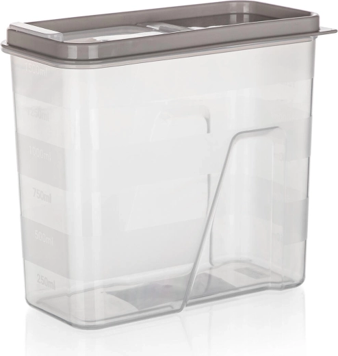 1.5 L Dry Food Container with Dispenser LATTE